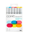 Copic - Sketch Marker Set - Perfect Primaries, 6 pk-ScrapbookPal