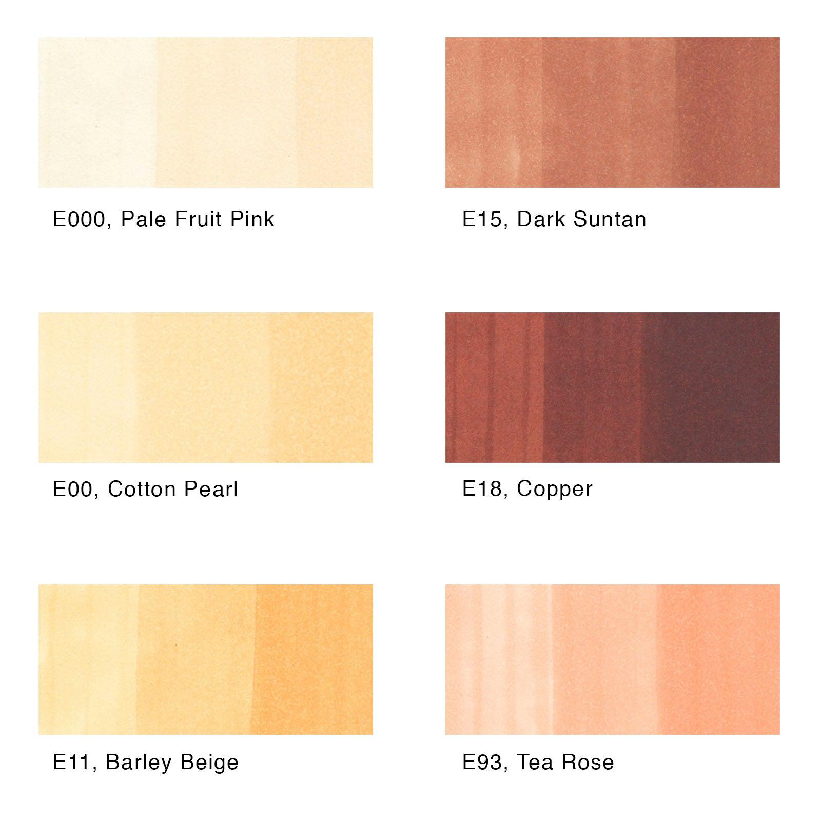 Copic - Sketch Marker Set - Portrait, 6 pk-ScrapbookPal
