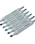 Copic - Sketch Marker Set - Sea & Sky, 6 pk-ScrapbookPal
