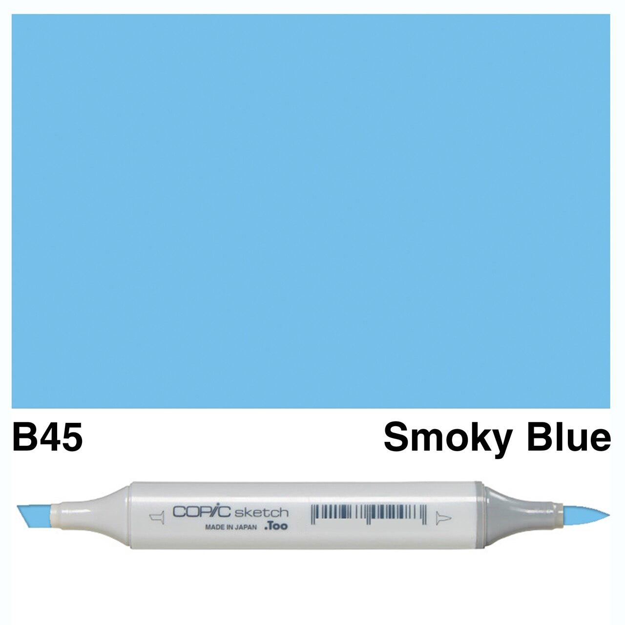 Copic - Sketch Marker - Smoky Blue - B45-ScrapbookPal