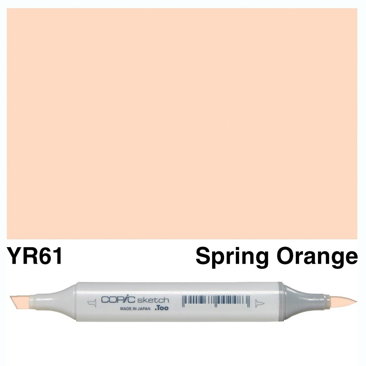 Copic - Sketch Marker - Spring Orange - YR61-ScrapbookPal