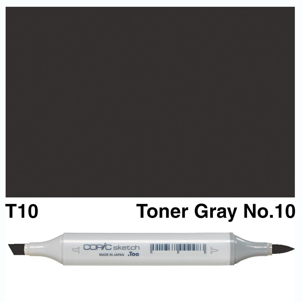 Copic - Sketch Marker - Toner Gray No. 10 - T10-ScrapbookPal