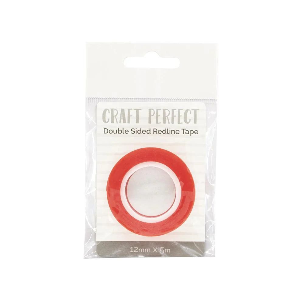 Craft Perfect - Double-Sided Redline Tape - 12mm x 5m-ScrapbookPal