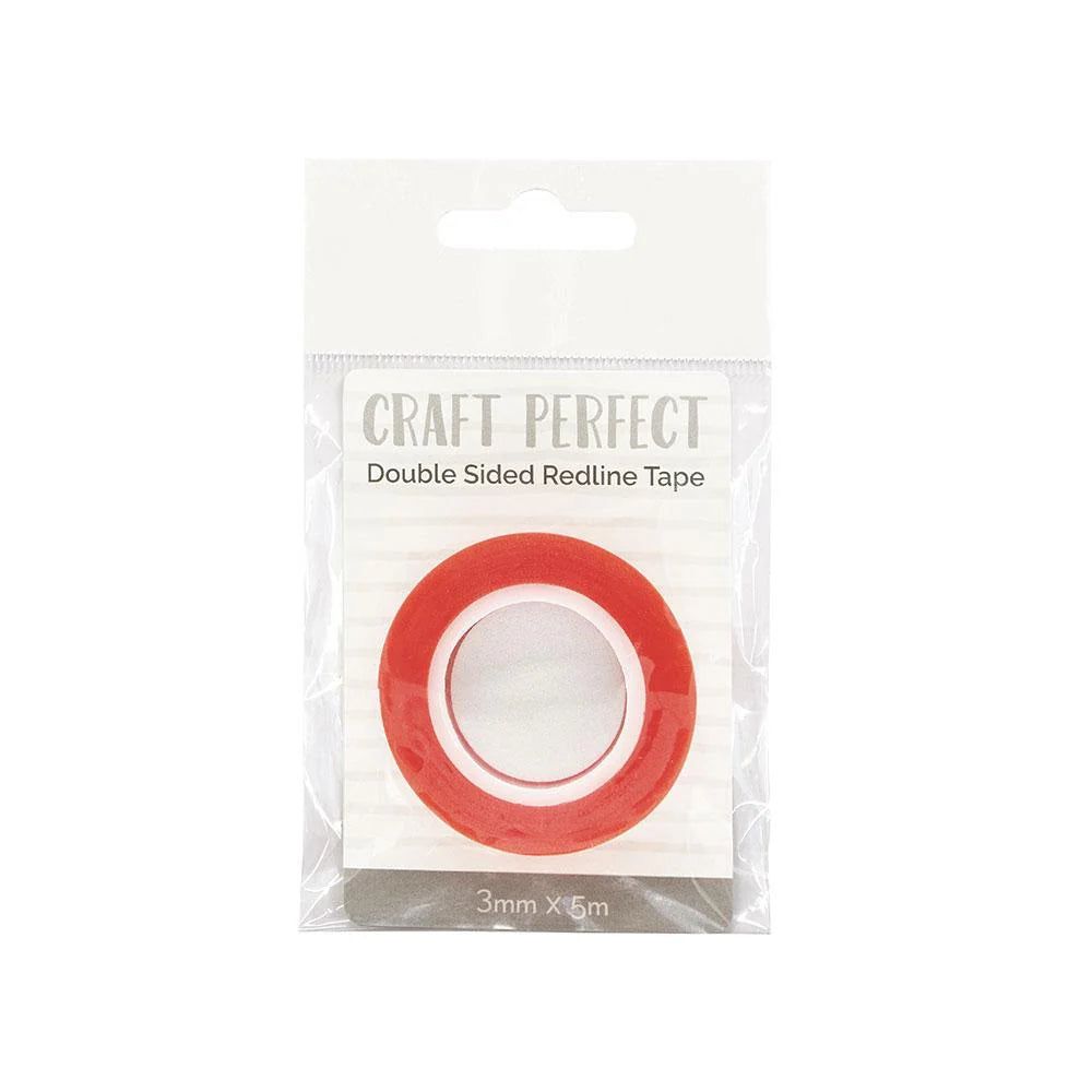 Craft Perfect - Double-Sided Redline Tape - 3mm x 5m-ScrapbookPal