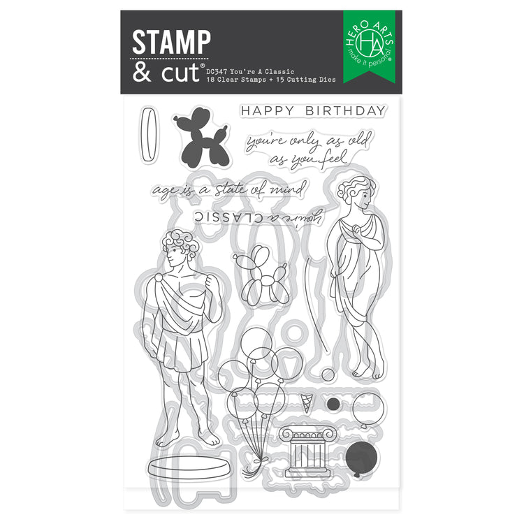 Hero Arts - You're a Classic Collection - Stamp &amp; Cut - You're A Classic - Scratch &amp; Dent