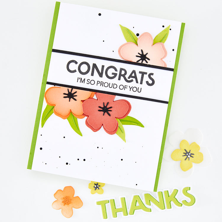 Hero Arts - Fresh Flowers Collection - Dies - Sweet Blooms - Scratch &amp; Dent