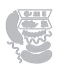 Hero Arts - Coney Club Collection - Dies - Hot Diggity Dog - Scratch & Dent