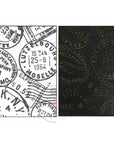 Dress My Craft - Embossing Folder - Post Card-ScrapbookPal