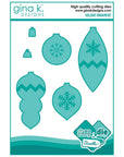 Gina K. Designs - Clear Stamps & Dies - Holiday Ornaments-ScrapbookPal