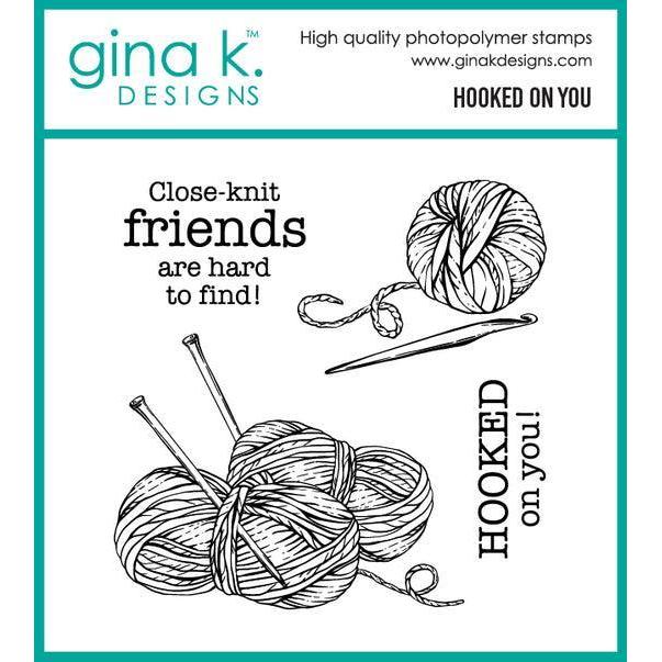 Gina K. Designs - Clear Stamps - Hooked On You-ScrapbookPal