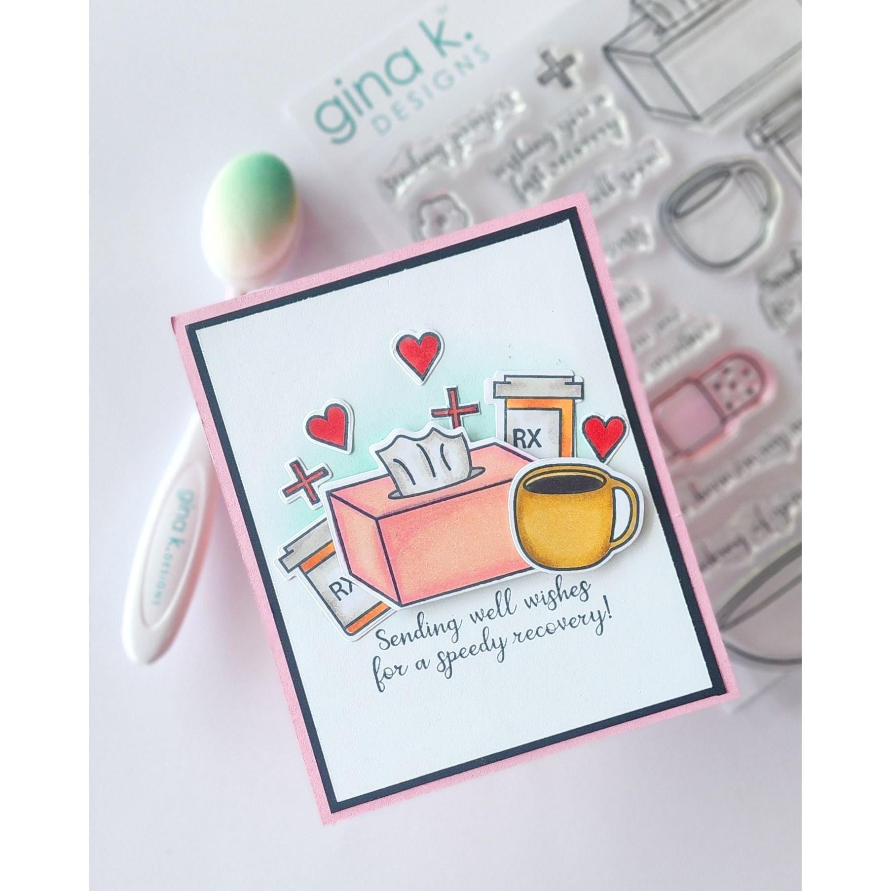 Gina K. Designs - Clear Stamps - Speedy Recovery-ScrapbookPal