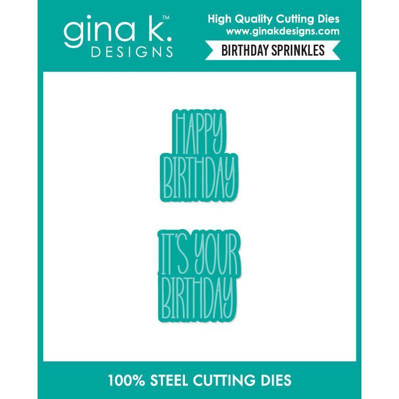 Gina K. Designs - Dies - Birthday Sprinkles-ScrapbookPal