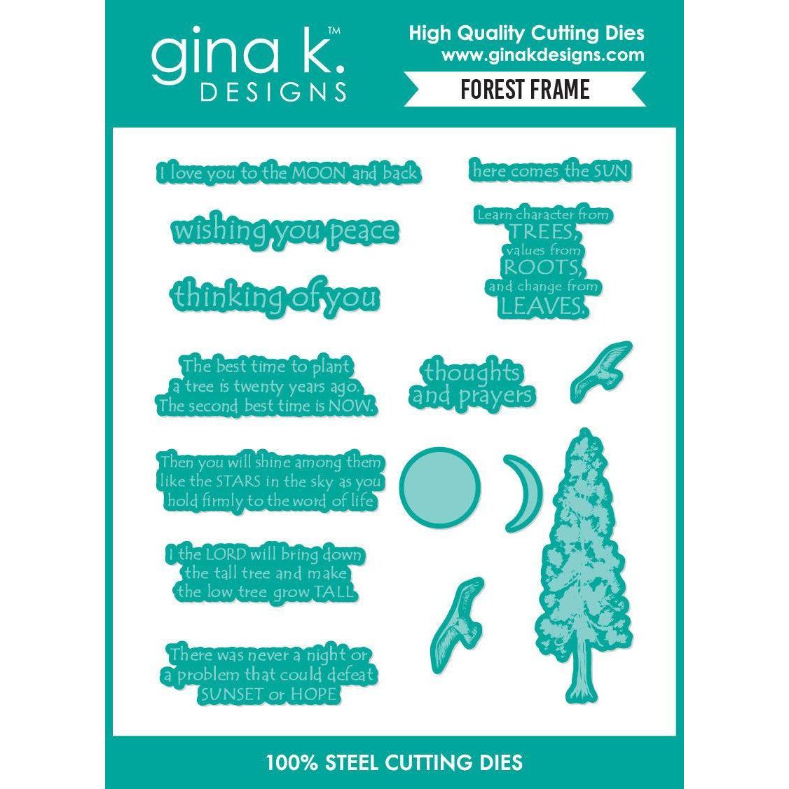 Gina K. Designs - Dies - Forest Frame-ScrapbookPal