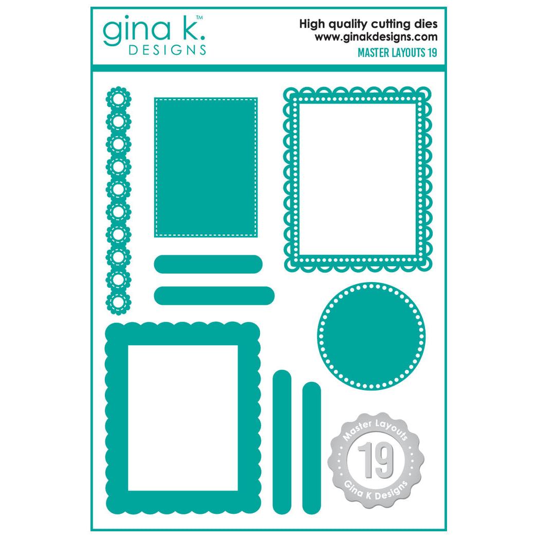 Gina K. Designs - Dies - Master Layouts 19-ScrapbookPal