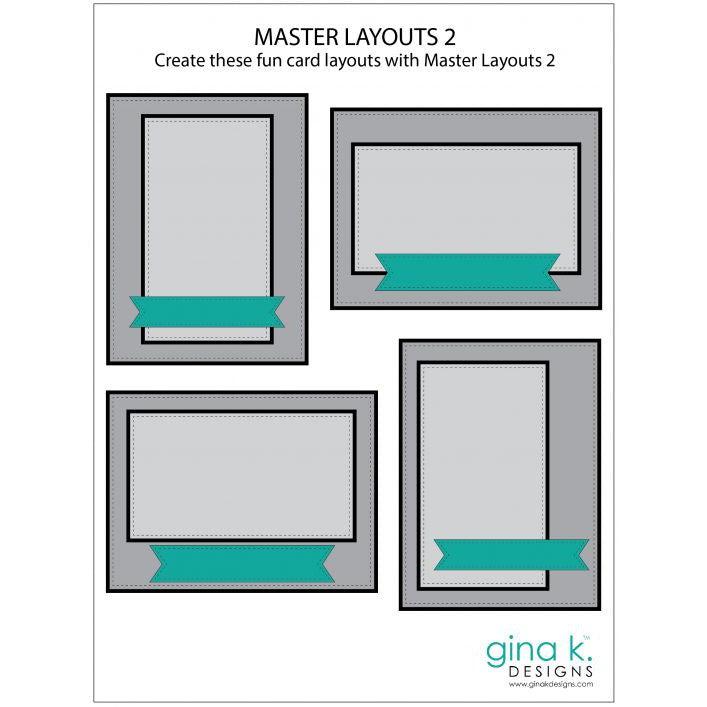 Gina K. Designs - Dies - Master Layouts 2-ScrapbookPal