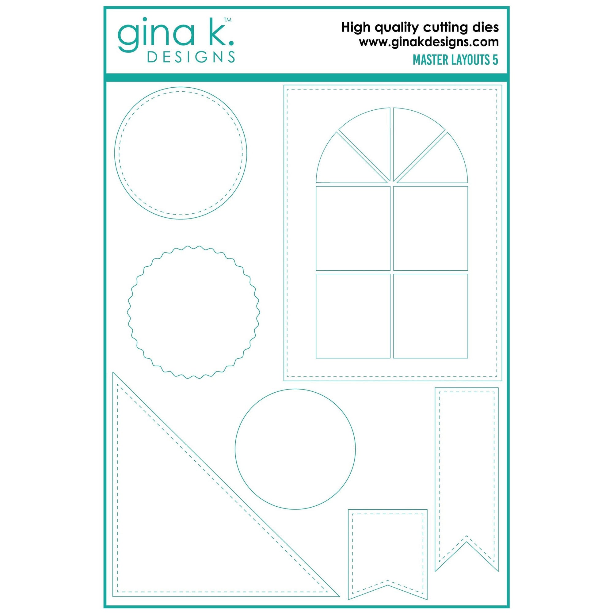 Gina K. Designs - Dies - Master Layouts 5-ScrapbookPal