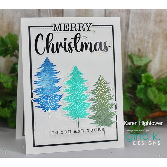 Gina K. Designs - Dies - O Christmas Tree-ScrapbookPal