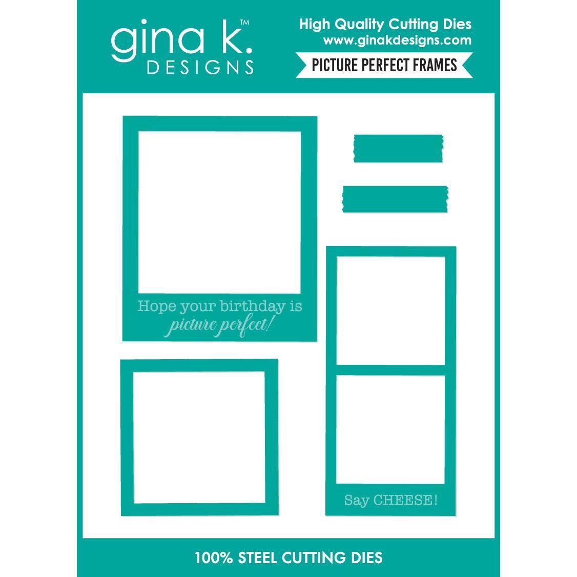 Gina K. Designs - Dies - Picture Perfect Frames-ScrapbookPal