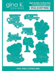 Gina K. Designs - Dies - Special Delivery Pandas-ScrapbookPal