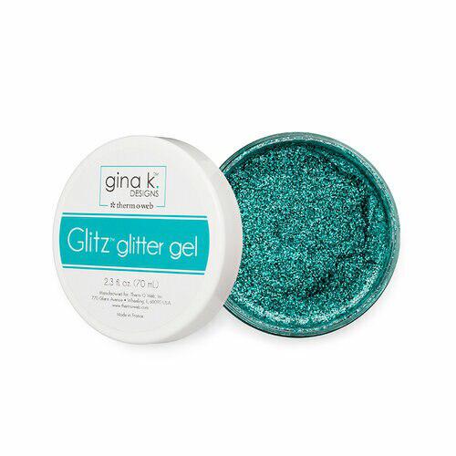 Gina K. Designs - Glitz Glitter Gel - Turquoise Sea-ScrapbookPal
