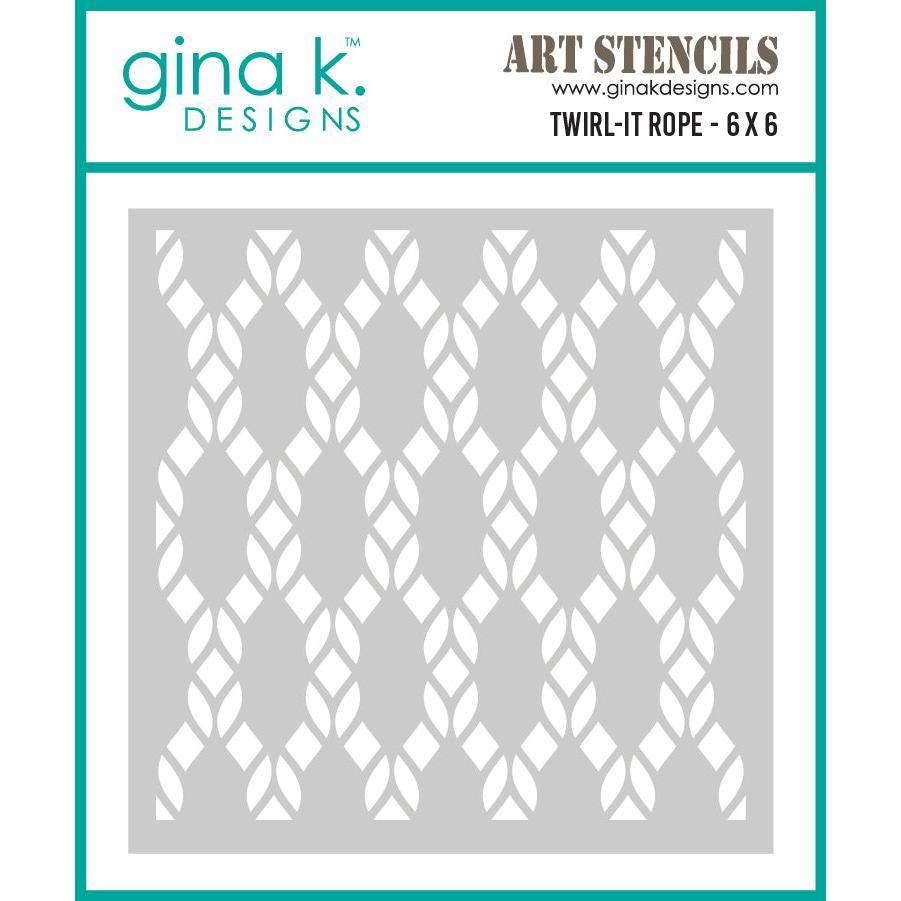 Gina K. Designs - Stencils - Twirl-it-Rope-ScrapbookPal