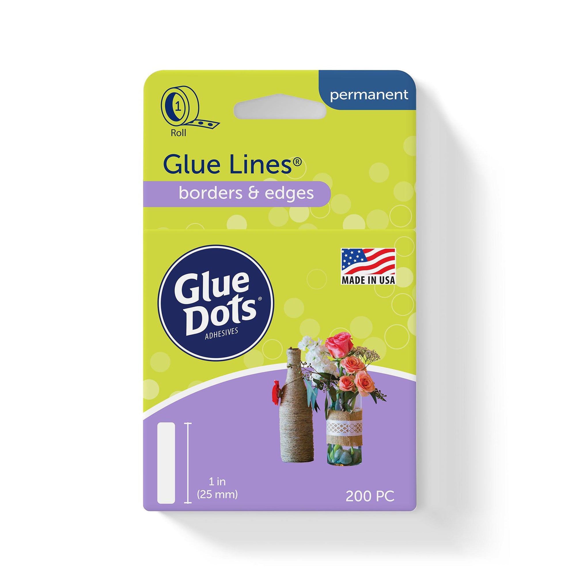 Glue Dots - 1" Glue Lines - Roll-ScrapbookPal