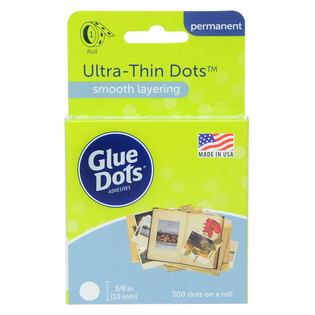 Glue Dots - Ultra-Thin Glue Dots - Roll-ScrapbookPal