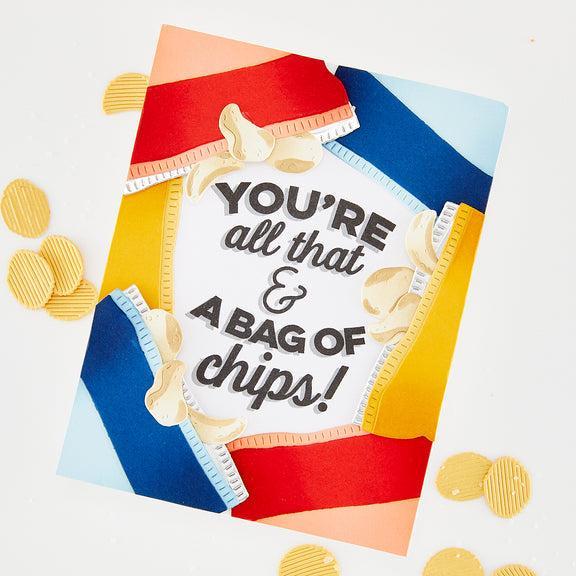 Hero Arts - All That Collection - Stencils - Snack-ScrapbookPal