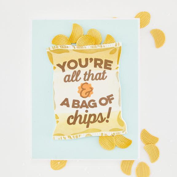 Hero Arts - All That Collection - Stencils - Snack-ScrapbookPal
