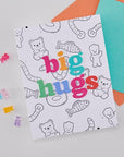 Hero Arts - Beary Sweet Collection - Clear Stamps - Let's Stick Together-ScrapbookPal