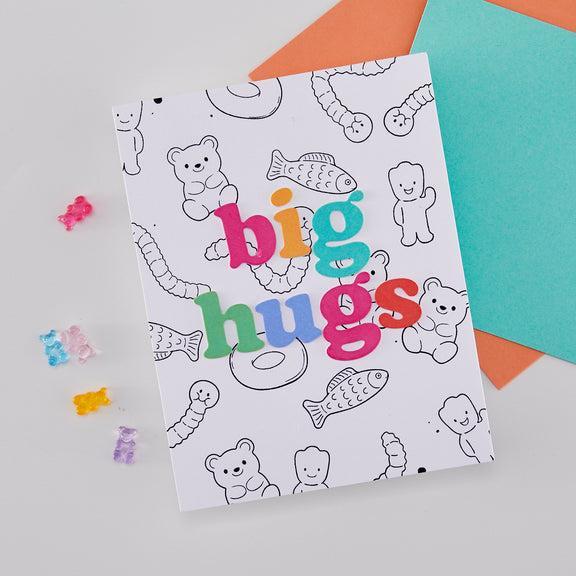 Hero Arts - Beary Sweet Collection - Dies - Big Hugs-ScrapbookPal