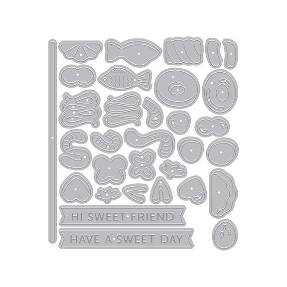 Hero Arts - Beary Sweet Collection - Dies - Candy Kebob-ScrapbookPal