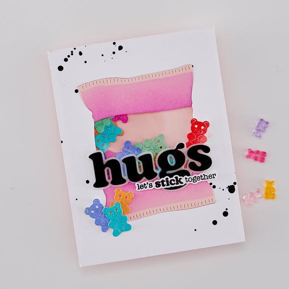Hero Arts - Beary Sweet Collection - Tiny Bears-ScrapbookPal