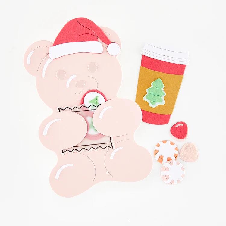Hero Arts - Beary Sweet Holiday Collection - Dies - Bear Hugs Holiday Accessories Die-ScrapbookPal