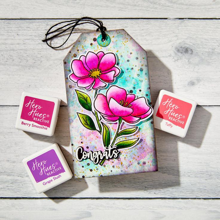 Hero Arts - Blossoms &amp; Birdsong Collection - Clear Stamps &amp; Dies - Here For You-ScrapbookPal