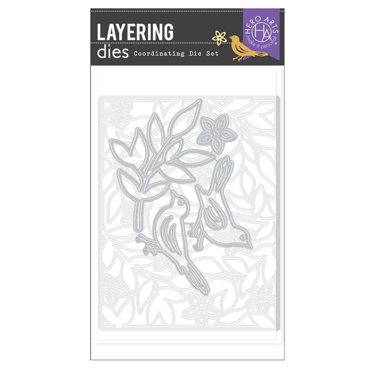Hero Arts - Blossoms &amp; Birdsong Collection - Fancy Dies - Branches &amp; Blossoms-ScrapbookPal