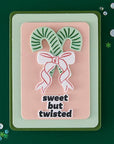 Hero Arts - Candy Cane Season Collection - Stamp & Cut - Candy Cane Swag-ScrapbookPal