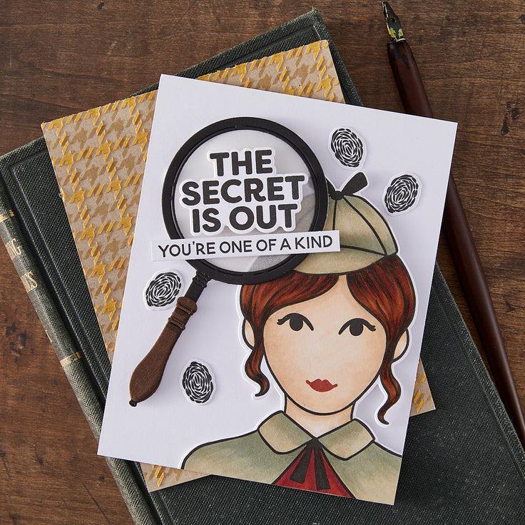 Hero Arts - Case Closed Collection - Clear Stamps - Miss Detective-ScrapbookPal