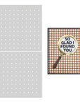 Hero Arts - Case Closed Collection - Stencils - Houndstooth-ScrapbookPal