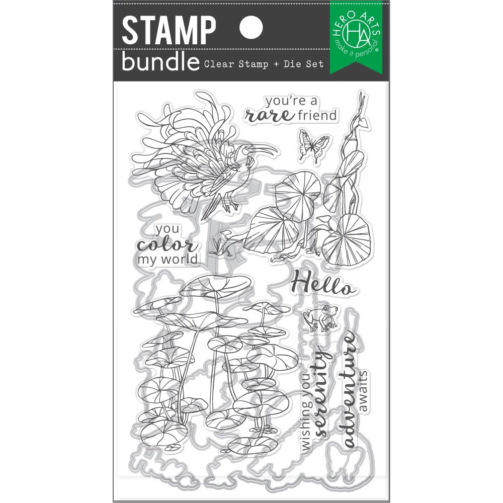 Hero Arts - Clear Stamps &amp; Dies - Jungle Serenity-ScrapbookPal