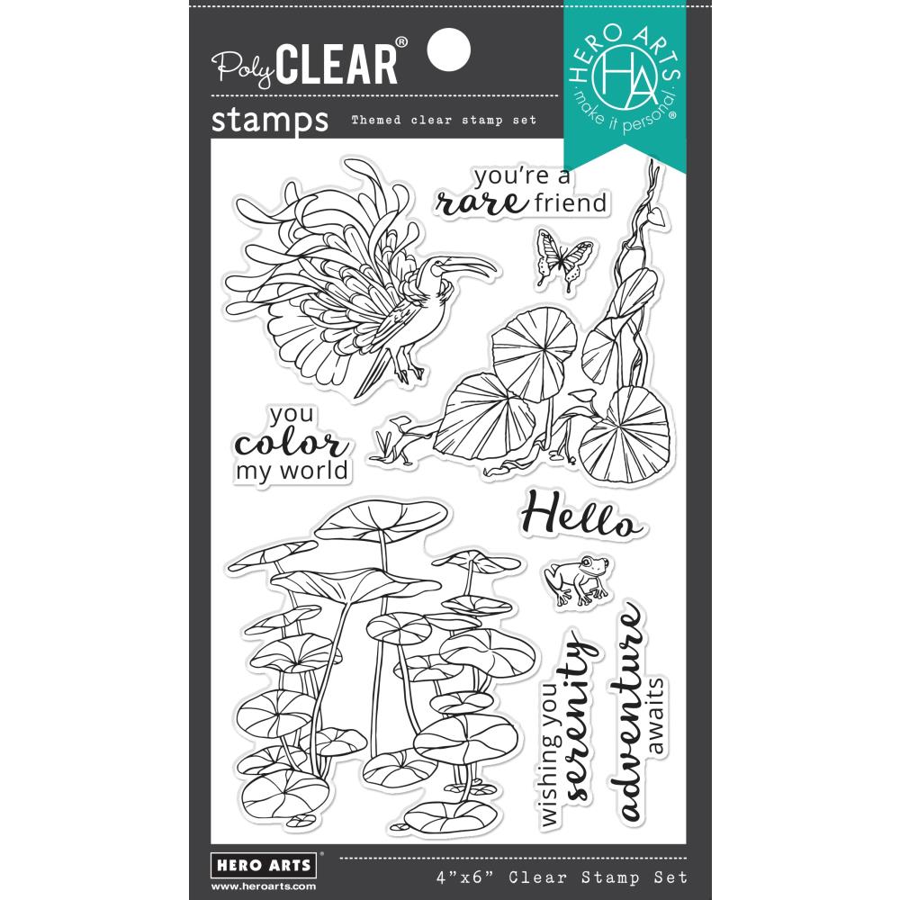 Hero Arts - Clear Stamps - Jungle Serenity-ScrapbookPal