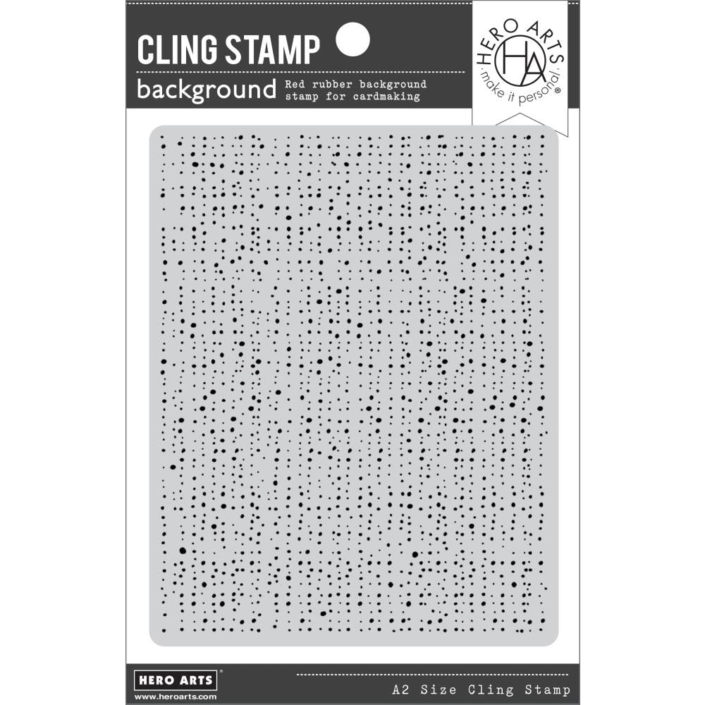 Hero Arts - Cling Stamps - Snowfall Background-ScrapbookPal