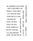 Hero Arts - Coney Club Collection - Clear Stamps - Many Franks-ScrapbookPal