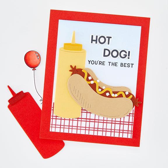 Hero Arts - Coney Club Collection - Clear Stamps - Many Franks-ScrapbookPal