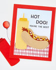 Hero Arts - Coney Club Collection - Clear Stamps - Many Franks-ScrapbookPal