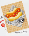 Hero Arts - Coney Club Collection - Dies - Hot Diggity Dog - Scratch & Dent-ScrapbookPal