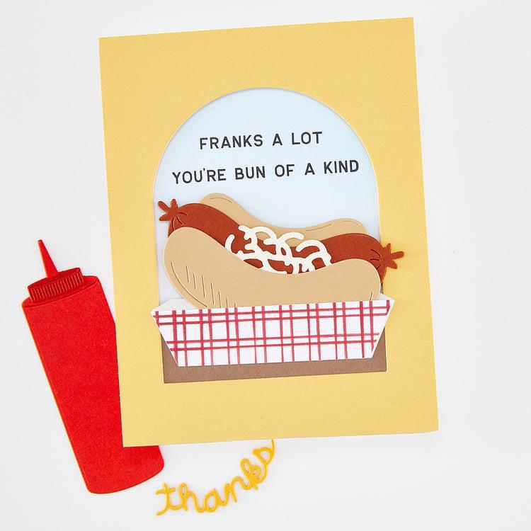 Hero Arts - Coney Club Collection - Dies - Hot Diggity Dog - Scratch & Dent-ScrapbookPal