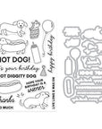 Hero Arts - Coney Club Collection - Stamp & Cut - Hot Dog-ScrapbookPal