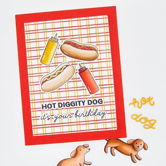 Hero Arts - Coney Club Collection - Stencils - Cookout-ScrapbookPal
