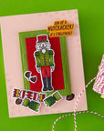 Hero Arts - Crackin' Christmas Collection - Clear Stamps - A Little Nuts-ScrapbookPal